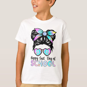 Camiseta Feliz El Último Día De La Escuela Chicas De Maestr