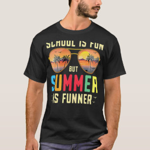 Camiseta Feliz El Último Día De La Escuela Es Divertido Per