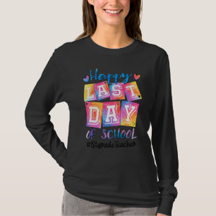 Camiseta Feliz El Último Día De La Escuela Graduado De Prim
