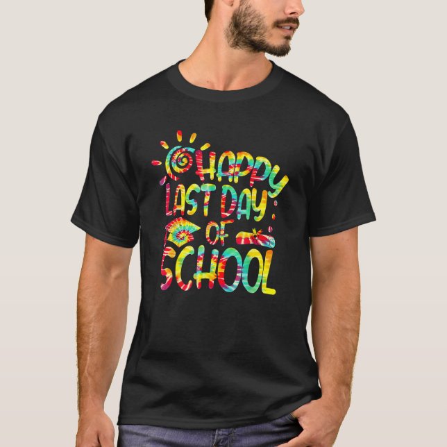 Camiseta Feliz El Último Día De La Escuela Hola Estudiantes (Anverso)