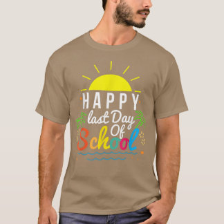 Camiseta Feliz El Último Día Del Chica De Estudiantes Estud