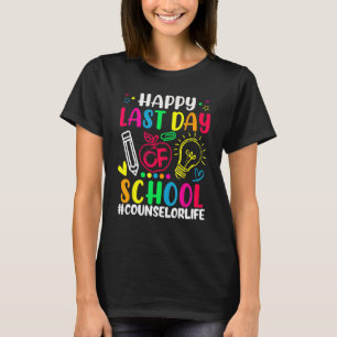 Camiseta Feliz El Último Día Del Consejero Escolar, Profeso