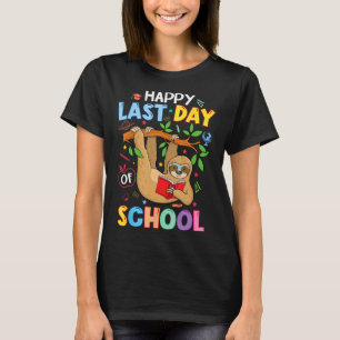 Camiseta Feliz El Último Día Del Escolar El Profesor Cute S