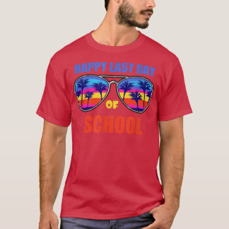 Camiseta Feliz El Último Día Del Estudiante Docente Escolar