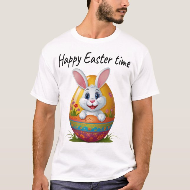Camiseta feliz época de la Pascua (Anverso)
