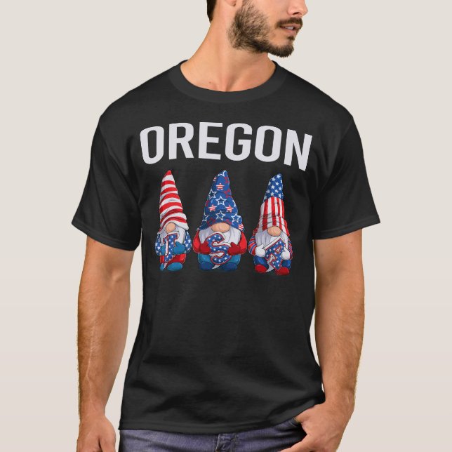 Camiseta Feliz Estados Unidos - Oregón (Anverso)