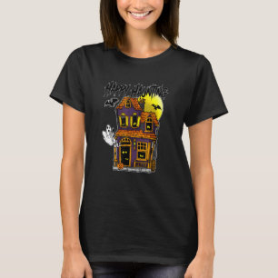 Camiseta Feliz Fantasma de Halloween Murciélagos Luna Embru