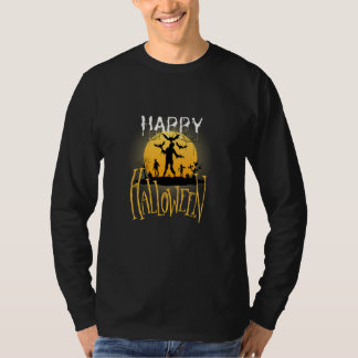 Camiseta Feliz Fantasma zombie de Halloween jajaja
