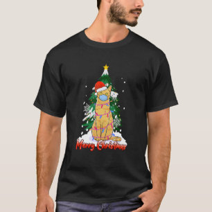 Camiseta Feliz Feliz Feliz Feliz Navidad Mascara De Gatos A
