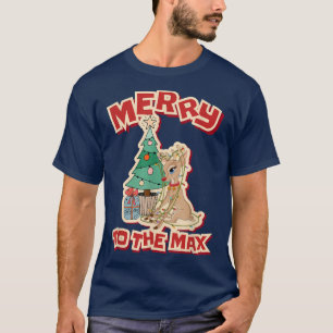 Camiseta Feliz Feliz Mamá A Los Renos De Navidad