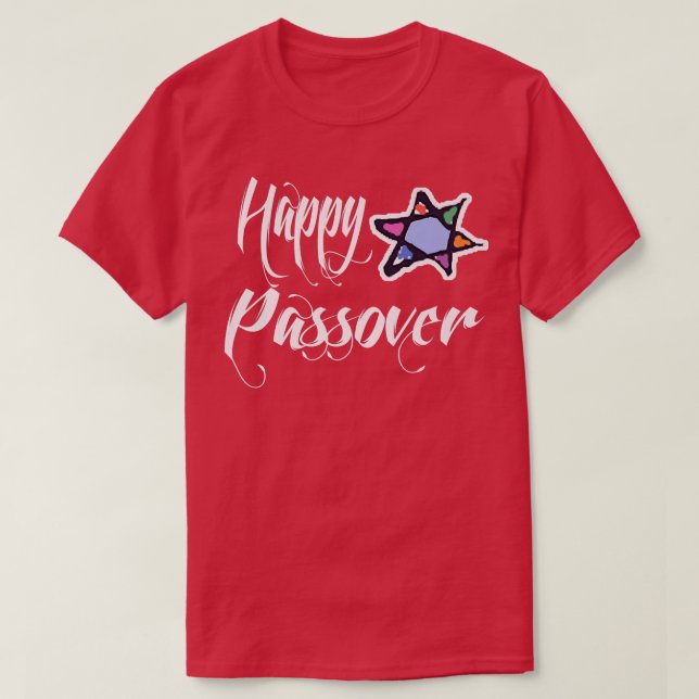 Camiseta Feliz feriado judío de Passover (Diseño del anverso)