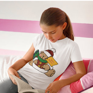 Camiseta Feliz feriado Navidad Oso