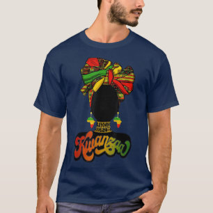 Camiseta Feliz feriado negro kwanzaa Kwanzaa Kinara