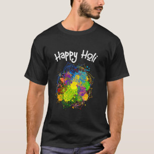 Camiseta Feliz festival de colores Feliz Holi 2023 para Hin