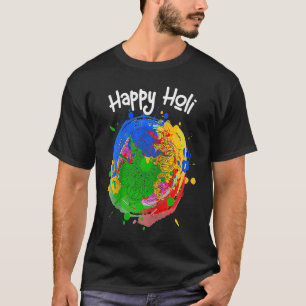 Camiseta Feliz festival de colores Feliz Holi 2023 para Hin