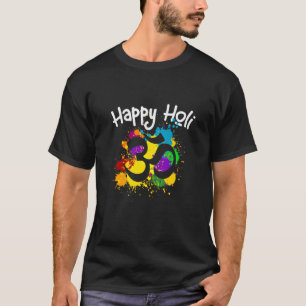 Camiseta Feliz festival de colores Happy Holi 2023 Om Hindu