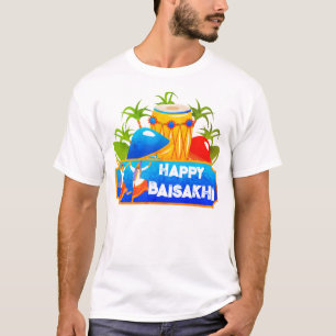 Camiseta Feliz Festival Indio Baisakhi