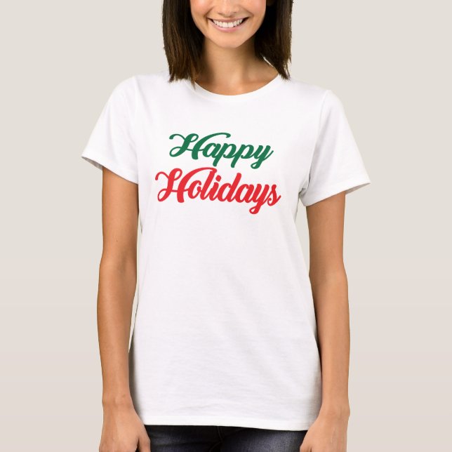 CAMISETA FELIZ FESTIVIDAD (Anverso)