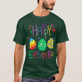 Camiseta Feliz fiesta católica o cristiana del huevo de pas