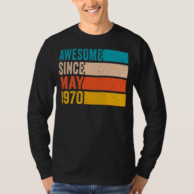 Camiseta Feliz fiesta de cumpleaños número 52 años, increíb (Anverso)