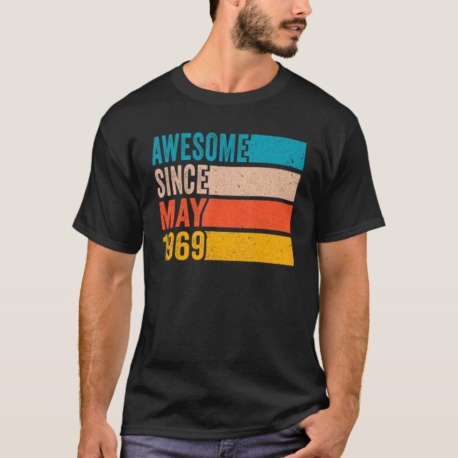 Camiseta Feliz fiesta de cumpleaños número 53 años, increíb (Anverso)