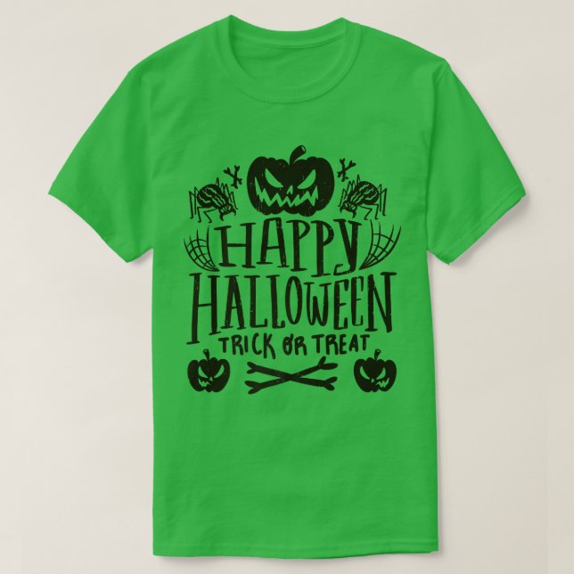 Camiseta Feliz fiesta de halloween (Diseño del anverso)
