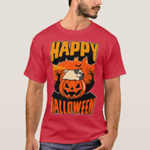 Camiseta Feliz Fiesta de Halloween adormecimiento de perro