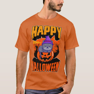 Camiseta Feliz Fiesta de Halloween, aplastar a Kawaii Witch