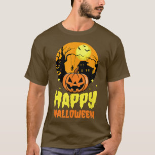 Camiseta Feliz Fiesta de Halloween Jack O Lantern