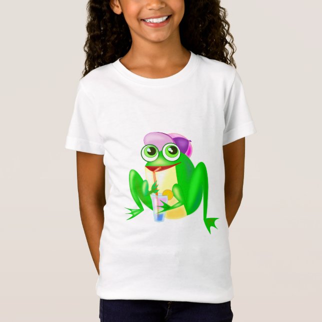 Camiseta Feliz Fiesta Frog Funny T-Shirt (Anverso)