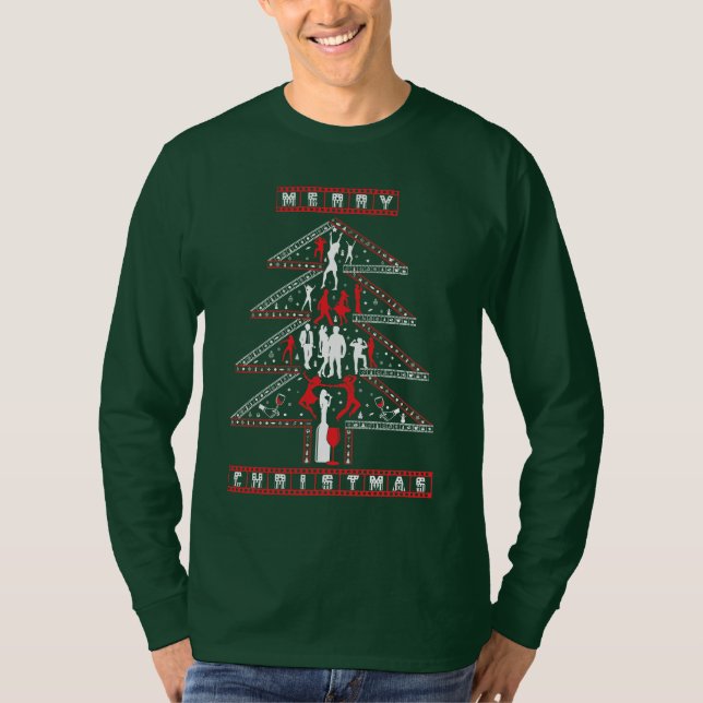 Camiseta Feliz Fiesta navideño (Anverso)