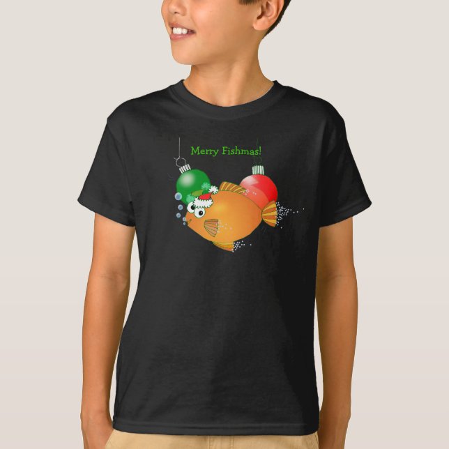 Camiseta ¡Feliz Fishmas! (Anverso)
