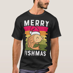 Camiseta Feliz Fishmas: Atrapando Felicidad Navideña