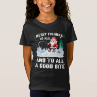Feliz Fishmas Divertido Pescador de Peces Navidad