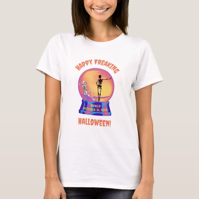 Camiseta Feliz Freaking Halloween (Anverso)