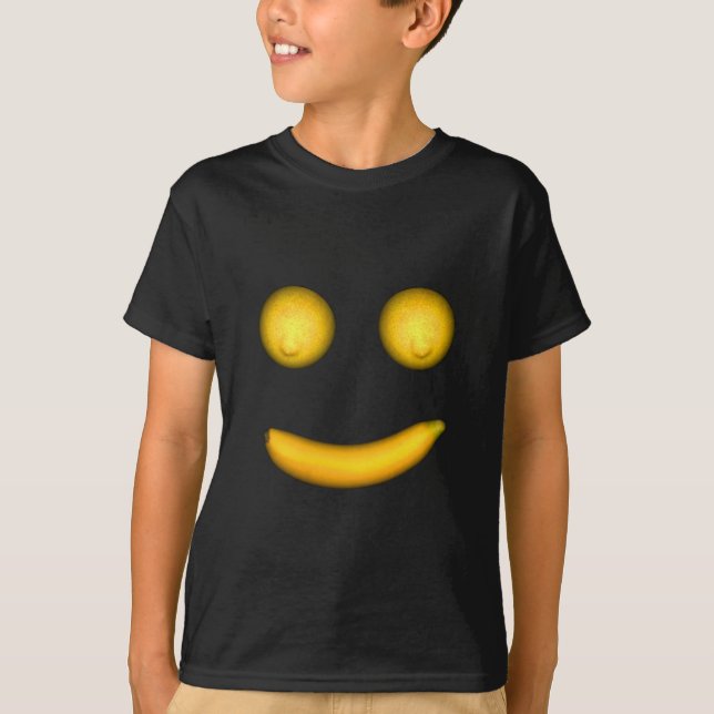 Camiseta Feliz Fruto Emoticon Sonriente (Anverso)