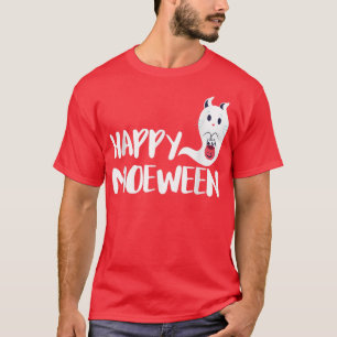 Camiseta Feliz Gato de Moeween Hallowen