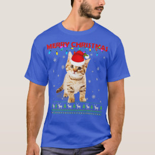 Camiseta Feliz Gato de Navidad Familia Pajamas Meowy