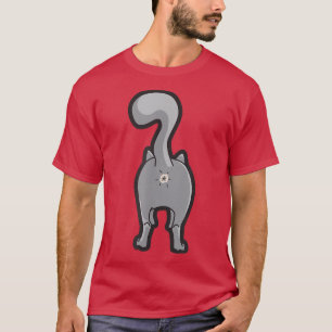 Camiseta Feliz Gato Gato Butt