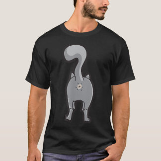 Camiseta Feliz Gato Gato Butt