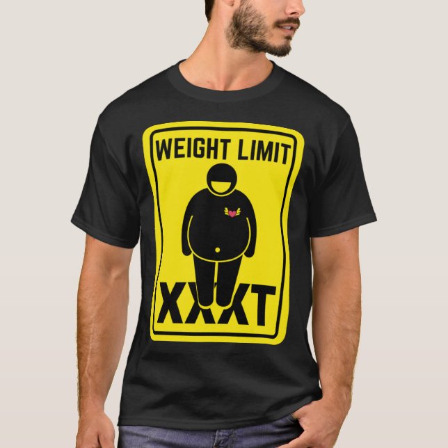 Camiseta Feliz Gente Grasa sin límite de peso Hoo Pullover (Anverso)