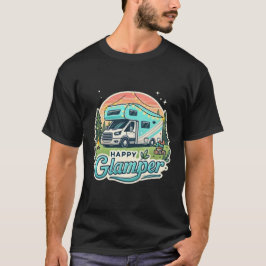 Camiseta Feliz Glamper Adventure RV T-Shirt