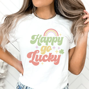 Camiseta Feliz Go Lucky Shirt, Día de San Patri
