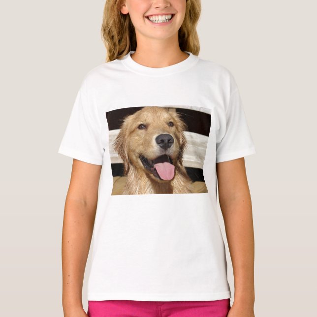 Camiseta Feliz Golden Retriever (Anverso)