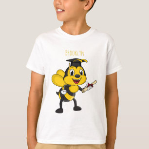 Camiseta Feliz graduación de abejas personalizados