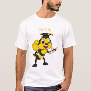 Camiseta Feliz graduación de abejas personalizados