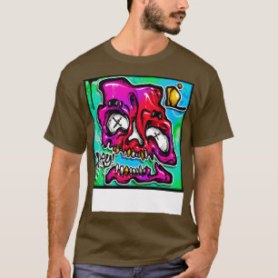 Camiseta Feliz Graffiti Skull