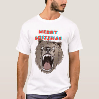 Camiseta Feliz Grizzmas te deseo un navidad muy aburrido 1