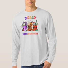 Camiseta Feliz Hallo Gracias Mas Basic Long Sleeve Tee