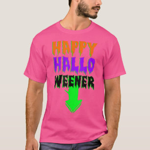 Camiseta Feliz Hallo Weener Scary Disfraces de Halloween
